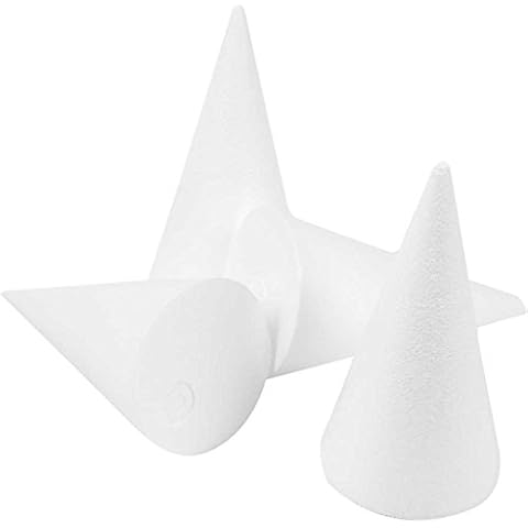 Creativ 54360 15 cm Polystyrene Cones, 25 Pack Cover