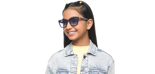 Image of Hooper Memphis Collection | Full Rim Rectangular Branded and Stylish Kids Sunglasses | 100% UV Protected | For Boys & Girls (Age 5-8 yrs) | HP S16086