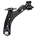 TRQ Front Steering & Suspension Kit Control Arm with Ball Joint Sway Bar Stabilizer Link Tie Rod Compatible with 2013-2015 Chevrolet Spark 2014-2016 Spark EV