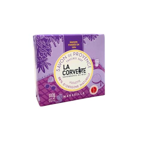 La Corvette – Savon Estival Violette – 100 g – Savon de Provence 100 % végétal – Fabriqué à Marseille La Corvette – Savon Estival Violette – 100 g – Savon de Provence 100 % végétal – Fabriqué à Marseille