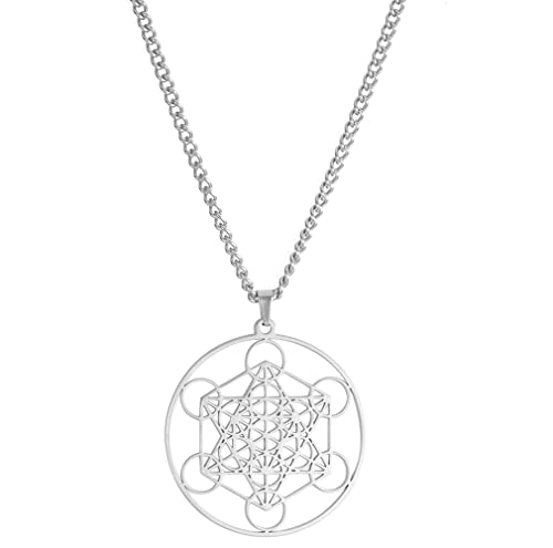 Stile splendido: la collana a cubo di metatron è un abbinamento perfetto per partecipare a feste, attività a tema animale e altre occasioni, alla moda e unica, ti fa brillare e ti offre la migliore esperienza di indosso;