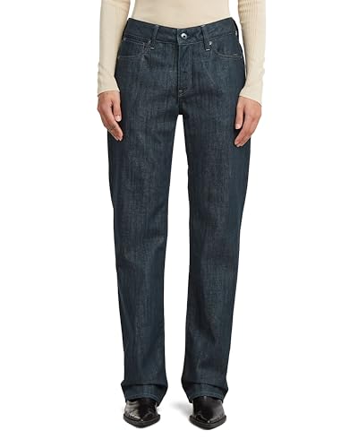 Jean droit G-Star bleu femme W26 L32 avec finitions robustes