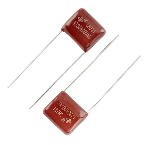 Musiclily Pro Small Sized Metallized Polypropylene MPP CBB21 Film Capacitor .047uf 47nF 5% 400V for Electric Guitar Bass (Set of 10) - Image 3