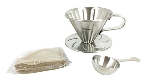 Cafe De Tiamo V01 Stainless Steel Coffee Dripper (Hg5033) #TOP2