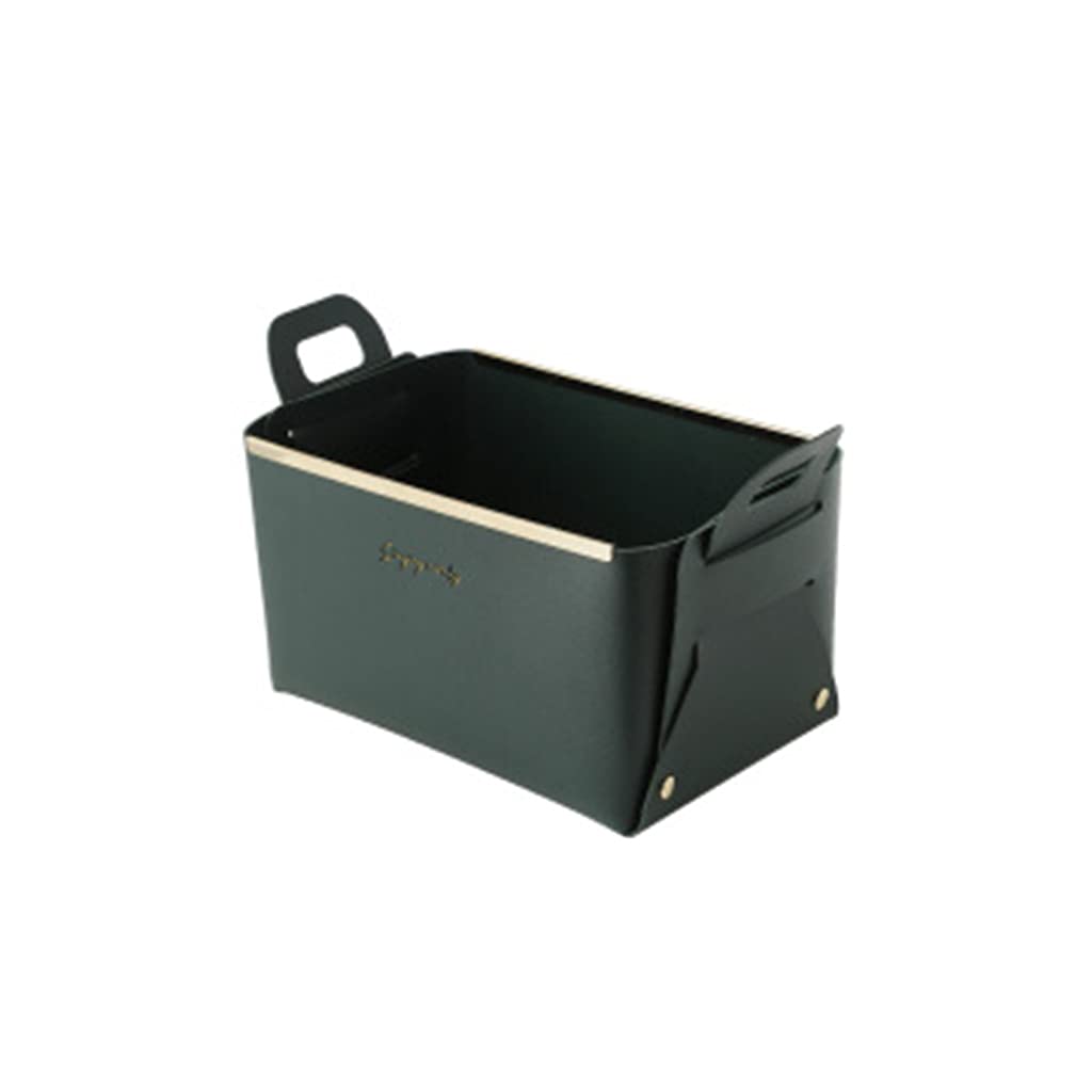 Msioytog Lovely and Cute Leather Storage Box Beautiful Decorations for Home Dorm Promote Living Environment and Popularity Cosmetics Storage Box
