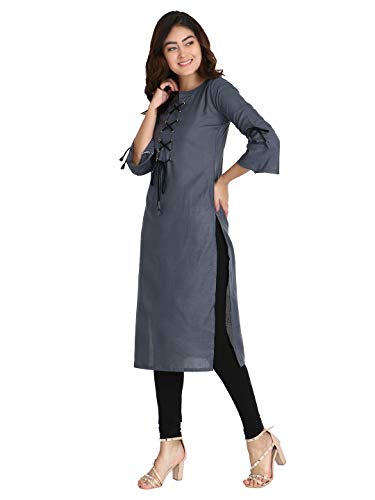 Image of DHRUVI TRENDZ Women's Rayon Kurta