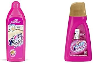Vanish Kosla Zorlu Lekelere Özel Leke Çıkarıcı Halı Yıkama Şampuanı 850 ml ve Vanish Kosla Multipower Renkliler için Leke Çıkarıcı ve Çamaşır Deterjanı Güçlendirici Sıvı (1 x 1000 ml)