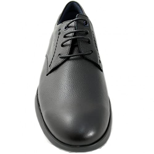 Zapato casual Fluchos m-f1330 negro, calzado pala lisa cómodo y elegante 3