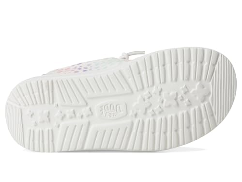 HEYDUDE Women's Wendy Iridescent Leo (Little Big Kid) Loafer3