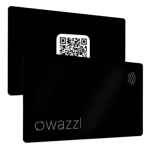 Smartcard black - Digitale Visitenkarte mit QR-Code (Profil) NFC