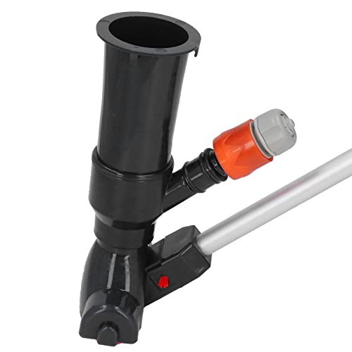 Aspirateur de Bassin, Outils d'aspiration de Nettoyage de Piscine Permettant d'économiser des Efforts, Assemblage Facile en Plastique ABS 5 Tiges en Aluminium Portables pour