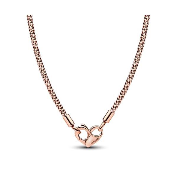 Pandora Moments Studded Chain Necklace - Gift for Her - Stunning Women's Jewelry - With Gift Box - Image 3