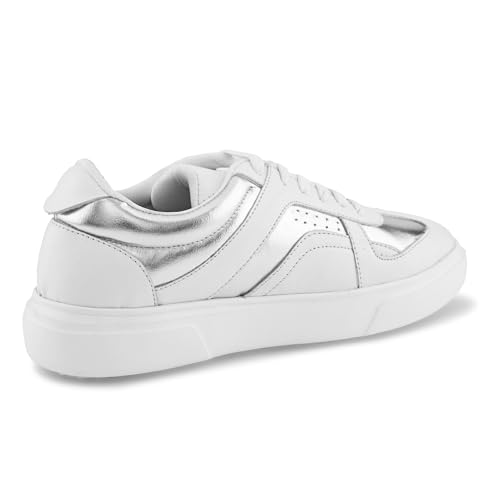 Image of Centrino Women's Sneakers | Cushioned Insole Trendy Shoes | Stylish Modern Sneakers | Lightweight Casual Solid Walking Sneakers| Perfect for Running /Training /Gym /Office Wear Casual Shoes (9349)