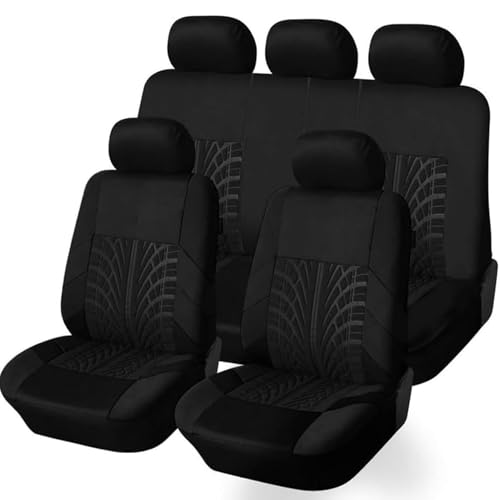 Housses de siège de voiture respirantes lot de 5 protections cuir PU confort