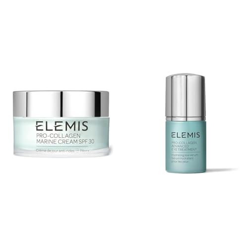ELEMIS Pro-Collagen Marine Cream SPF30 50ml & Pro-Collagen Advanced Eye Treatment 15ml Anti-Ageing Duo