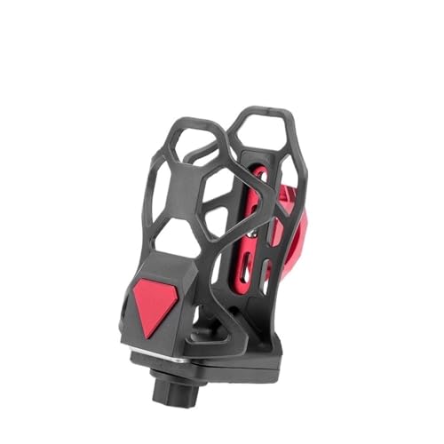 Porte-gobelet moto réglable universel pour guidon de 22 mm en alliage noir