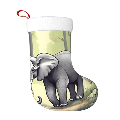 Dlxw Matching Santa Family Christmas Stockings christmasstockings Walking Elephant