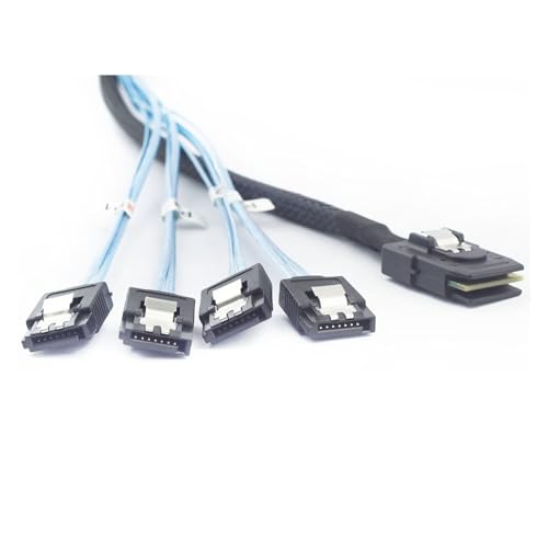 Cable Reverse S-AS SFF-8087 36P a 4 SATA 7pin 1.0 m