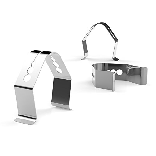 Universal Meat Grill Thermometer Probe Clip Holder - Works for Ambient Temperature Readings (Set of 4)