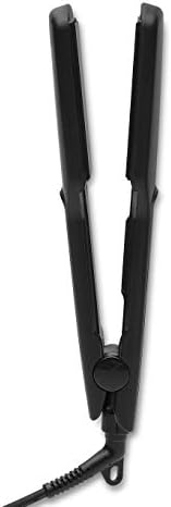 Amazon Basics PTC Tourmaline Ceramic Digital Hairstyling Iron with Auto Shut Off Function, 3.2 cm - Black