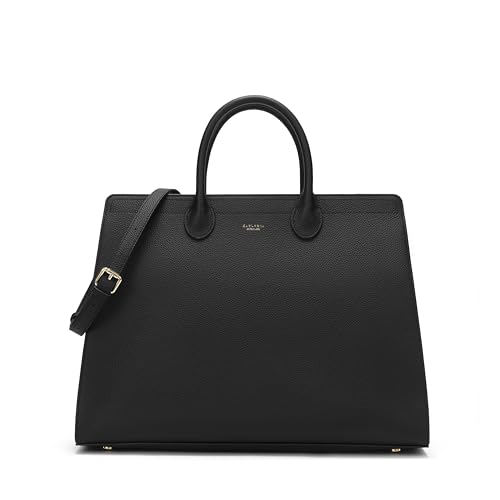 Sac cuir véritable Carlheim Elise noir pour ranger ses essentiels