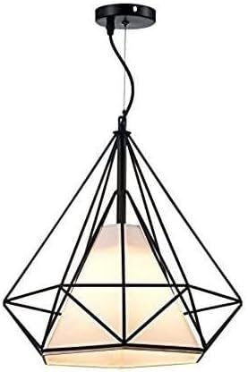 Lustre cuisine sans éblouissement avec suspension en fer forgé