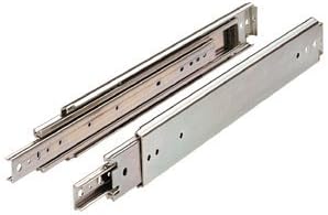 Drawer Slide, Full Extension, 20 in, Heavy Duty, 500 Lb. Capacity, Zinc