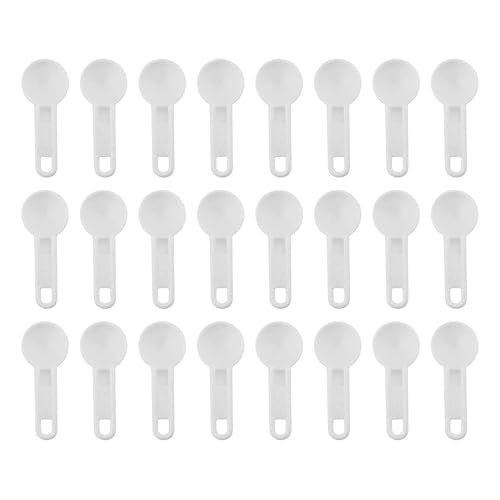 Cornucopia Brands Bulk Pack of Teaspoon Measuring Spoons (24-Pack); 5 ml / 5 cc Scoops Which Fit Inside a Spice Bottle