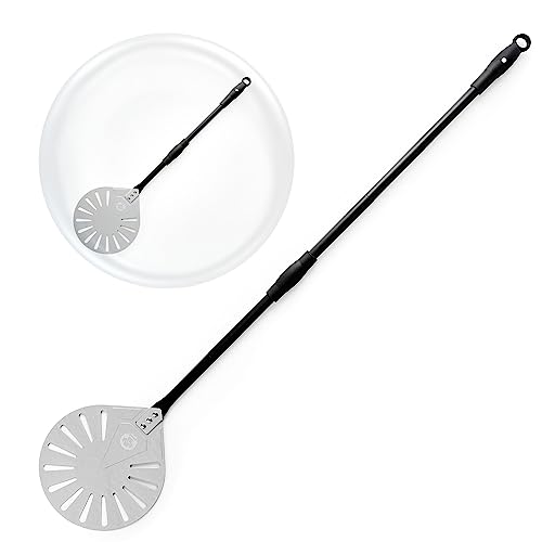 ✅ QUALITÀ SENZA EGUALI: Pizza buona come in pizzeria? Si può, con questo palino per girare la pizza. Di’ addio a pizze bruciate o cotte a chiazze, e dai il benvenuto a cornicioni belli alto e basi uniformi.