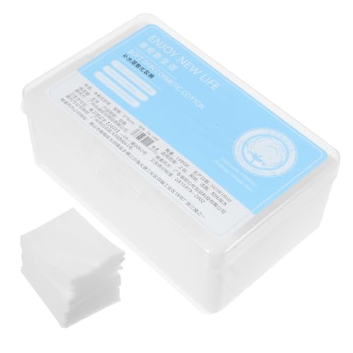NOLITOY 1080 Non-Woven Makeup Removal Pads Gentle on Skin Nail Polish Remover Facial Pads for Toner Lotion Disposal Portable Random Style