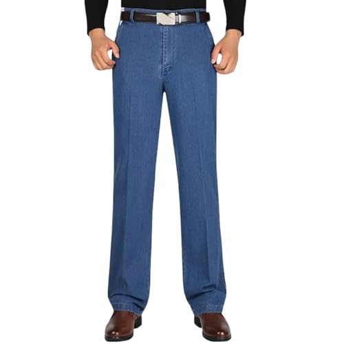 Genty Fit Mens Pants, Timelessflex - Men's High Stretch Straight Fit Pants, Casual Business Loose Dress Pants Trousers