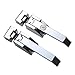 Zinc Alloy Vacuum Tight Closing Handle for Refrigerated Storage Industry Heavy Hinge for Refrigerated Garage Door Hinge 1Pcs(with Lock Cylinder)