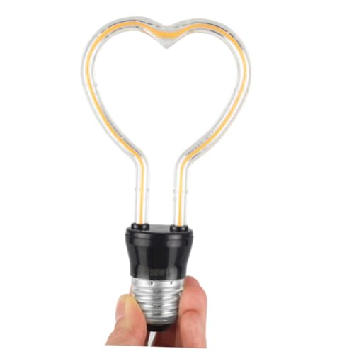 Homsfou 4215WYUE445K64DDC 1Pc Led Bulb Light Led Decor Light Heart Lights Ring Bulb Warm Retro Light Led Lightbulb Vintage Led Bulb Led Light Bulbs Filament Bulb Led Decorative Lights Antique Light Bulbs thumb #4