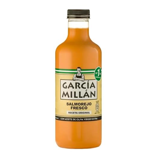 García Millán Salmorejo Fresco con Aceite de Oliva Virgen Extra, 1L (Refrigerado)