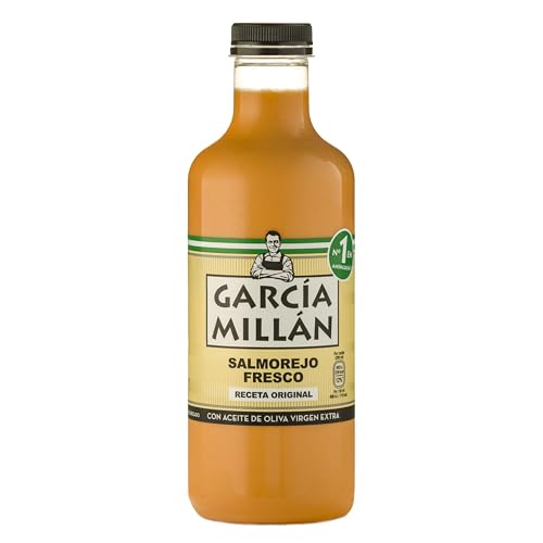 García Millán Salmorejo Fresco con Aceite de Oliva Virgen Extra, 1L (Refrigerado)