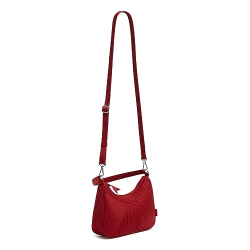 Image of Vera Bradley Women's Cotton Frannie Crescent Crossbody Purse