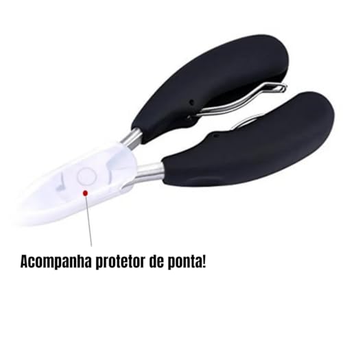 Alicate Cortador e Desencravador de Unha Pé Mão Dedão Aço Inox Profissional Palaziun