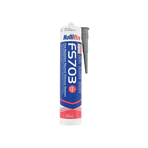 NulliFire - Mastic coupe feu FS703 NULLIFIRE gris 310ml