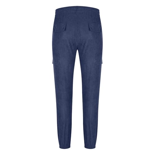 Active Pants for Men Elastic Waist Drawstring Sports Pants Fall Summer Casual Breathable Workout Trousers Fashion3