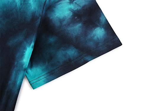 Men's Hip Hop Tie Dye T-Shirt | Trendy Hipster Style with Curve Hem | Casual Streetwear Tee for Men4