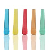 Al-Mani Hygienemundstücke [100er Packung] | Bunt | einzeln hygienisch verpackt | Universal passend für jedes Mundstück | Zubehör | Hochwertig | sehr robust | Hygiene Einweg Mundstück