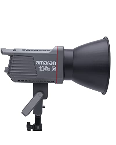 Image of Aputure amaran 100x S Bi-Color LED Video Light, 100W Output, Bluetooth App Control, 9 Built-in Lighting Effects, DC /AC Power Supply, Ultra Silent Fan