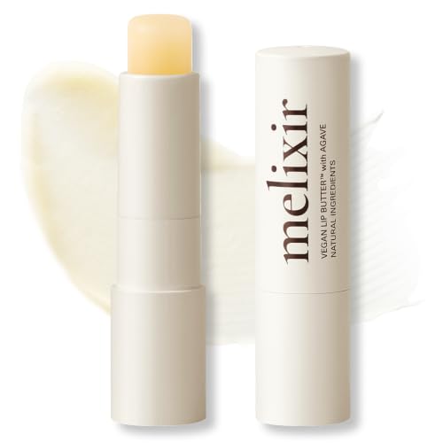 Melixir Vegan Lip Butter, Moisturizing Clear Lip Balm for Dry Lips #1 Agave