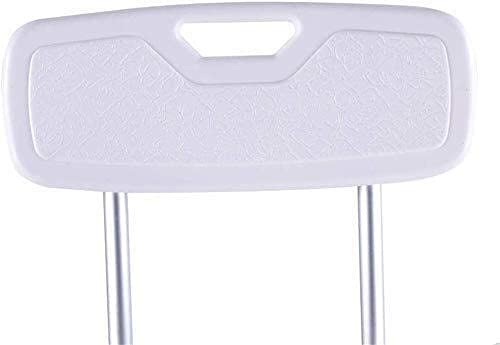 Tabouret de douche PMR blanc avec dossier et assise ergonomique - 4