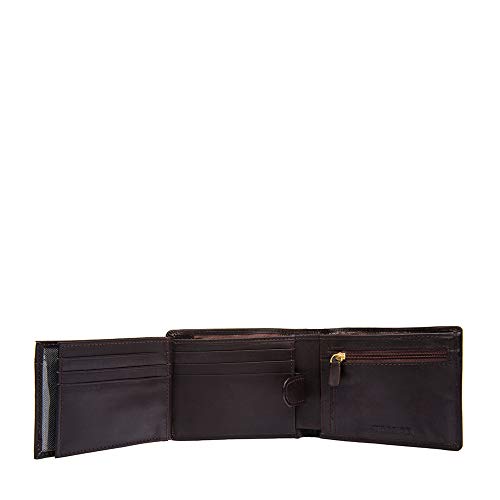 Image of Hidesign Men's Leather Wallet (L103 N Rf, Brown)