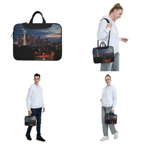 Bolso Tote City Seattle para laptop unisex 13 pulg miniatura 7