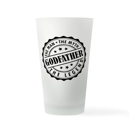 CafePress Godfather The Man The Myth The Legend Drinking G Pint Glass, 16 oz. Drinking Glass