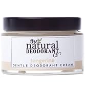 The Natural Deodorant Co, Gentle Deodorant Cream Tangerine 55g, Aluminium Free, Plastic Free, Sen...