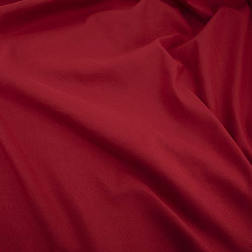 Adam's 4PC Duvet Cover Quilt Cover Complete Bedding Set Reversible Extremely Soft & Durable Comforter Cover Anti Allergic Microfibre Cover With Free Fitted Sheet Included Red Black Double - Image 8