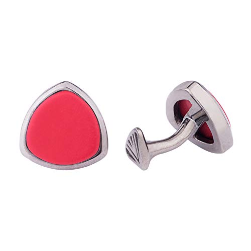 Dare Rhodium Polished Cufflinks